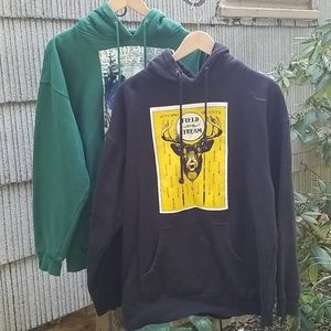 Two Field & Stream Magazine Hoodies